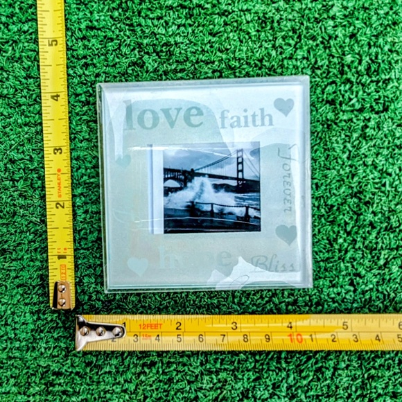 Wooden Trinket Jewelry Storage Box Picture Frame-Top San Francisco Lid+Coasters - Picture 6 of 7